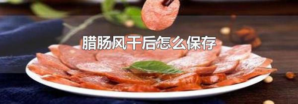 腊肠风干后怎么保存