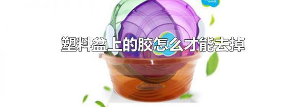 塑料盆上的胶怎么才能去掉