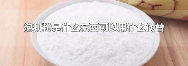 泡打粉是什么东西可以用什么代替