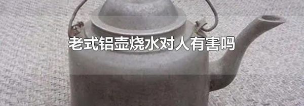 老式铝壶烧水对人有害吗