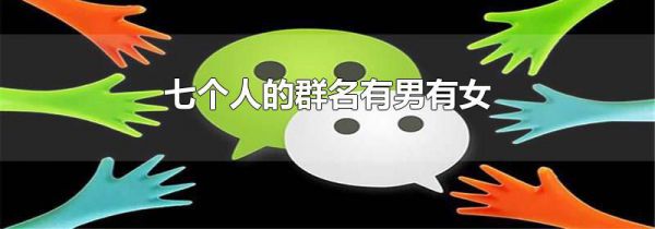 七个人的群名有男有女