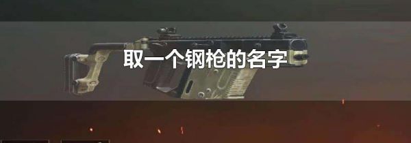取一个钢枪的名字