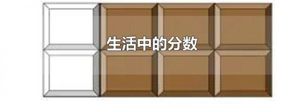 生活中的分数