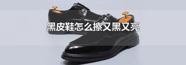 黑皮鞋怎么擦又黑又亮