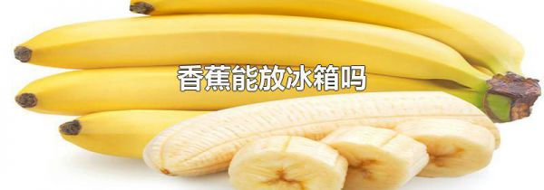 香蕉能放冰箱吗