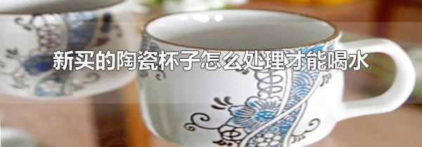 新买的陶瓷杯子怎么处理才能喝水