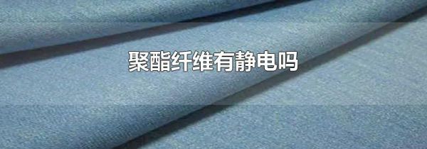聚酯纤维有静电吗