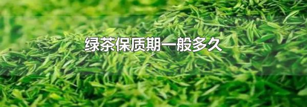 绿茶保质期一般多久