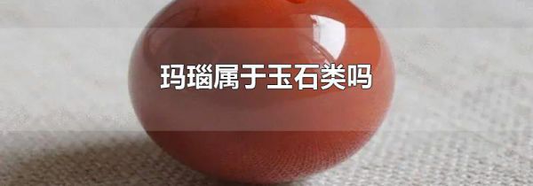玛瑙属于玉石类吗