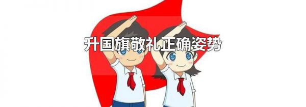 升国旗敬礼正确姿势