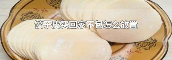 饺子皮买回家不包怎么放置