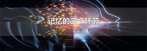 记忆的三个环节