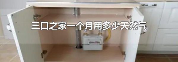 三口之家一个月用多少天然气