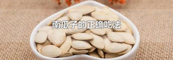 南瓜子的正确吃法