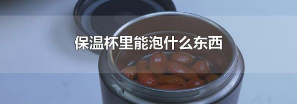 保温杯里能泡什么东西