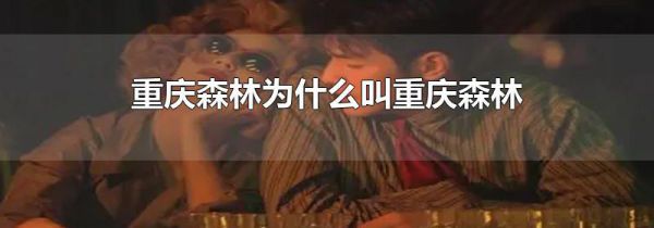 重庆森林为什么叫重庆森林
