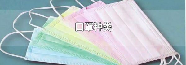 口罩种类