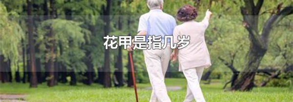 花甲是指几岁