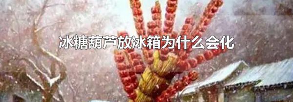 冰糖葫芦放冰箱为什么会化