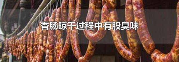 香肠晾干过程中有股臭味