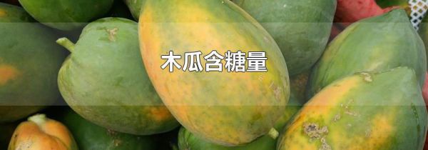 木瓜含糖量