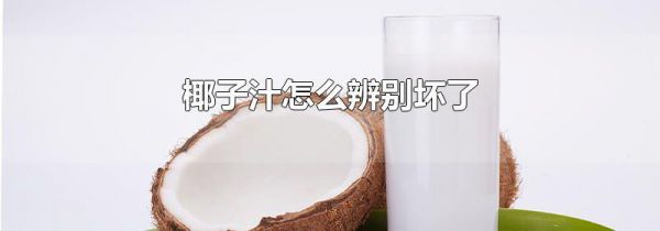 椰子汁怎么辨别坏了