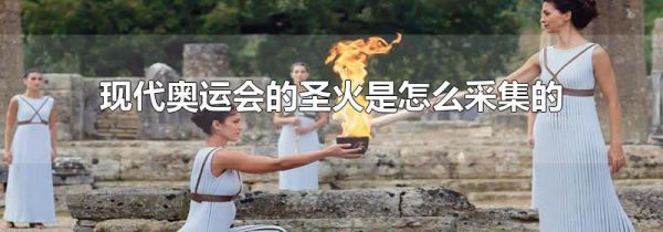 现代奥运会的圣火是怎么采集的