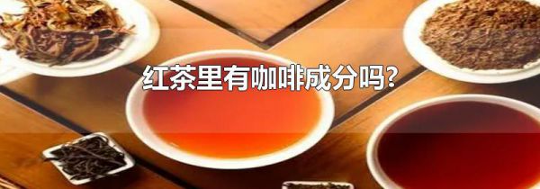 红茶里有咖啡成分吗?