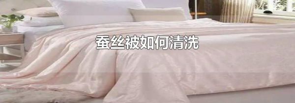 蚕丝被如何清洗