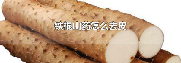 铁棍山药怎么去皮