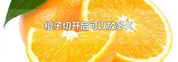橙子切开后可以放多久