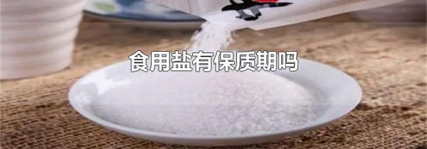 食用盐有保质期吗