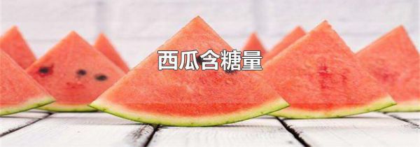 西瓜含糖量