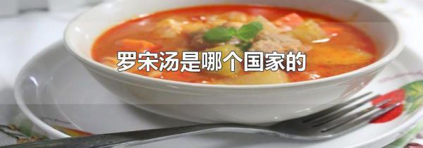 罗宋汤是哪个国家的