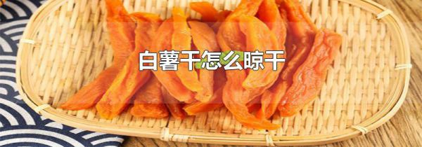 白薯干怎么晾干