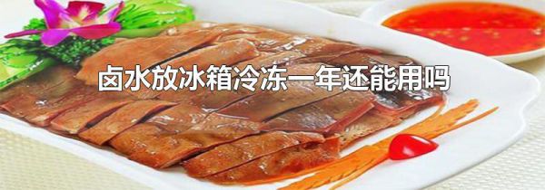卤水放冰箱冷冻一年还能用吗