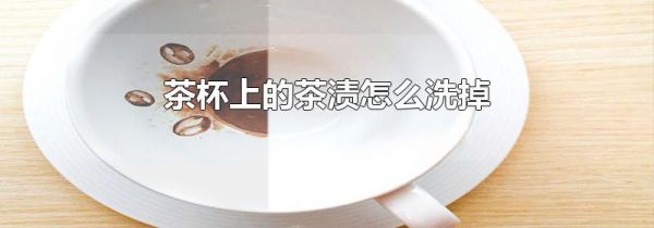 茶杯上的茶渍怎么洗掉