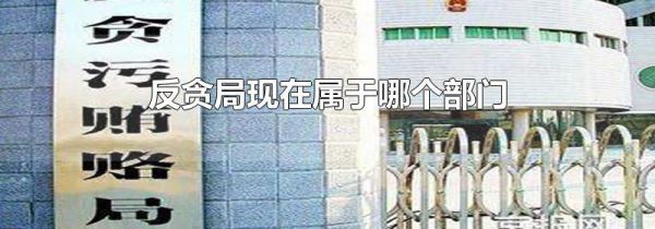 反贪局现在属于哪个部门