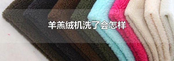 羊羔绒机洗了会怎样