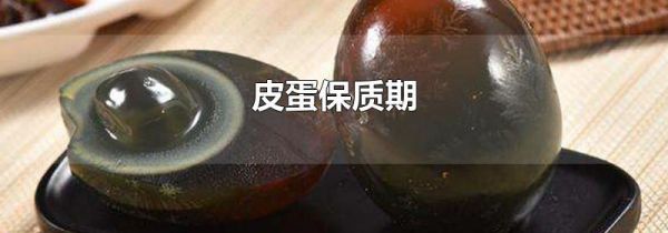皮蛋保质期