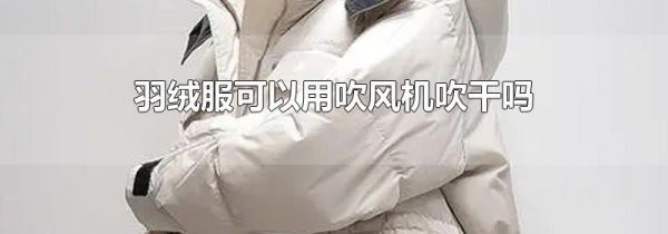 羽绒服可以用吹风机吹干吗