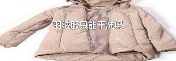 羽绒服只能干洗吗