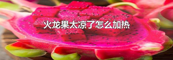 火龙果太凉了怎么加热