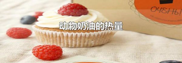 动物奶油的热量