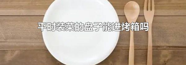 平时装菜的盘子能进烤箱吗