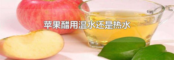 苹果醋用温水还是热水