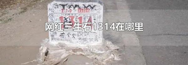 网红三生石1314在哪里