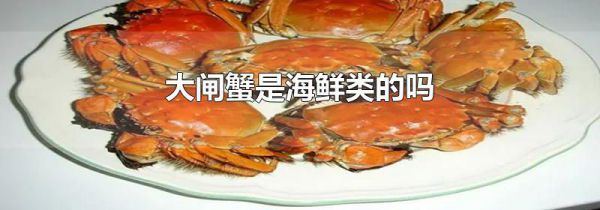 大闸蟹是海鲜类的吗