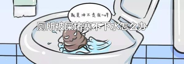 厕所被屎堵塞不下水怎么办