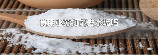 食用小苏打能去水垢吗
